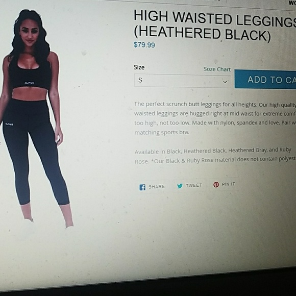 Brand new High waisted leggings with tags - Picture 4 of 4